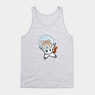 Red Panda Astronaut Tank Top